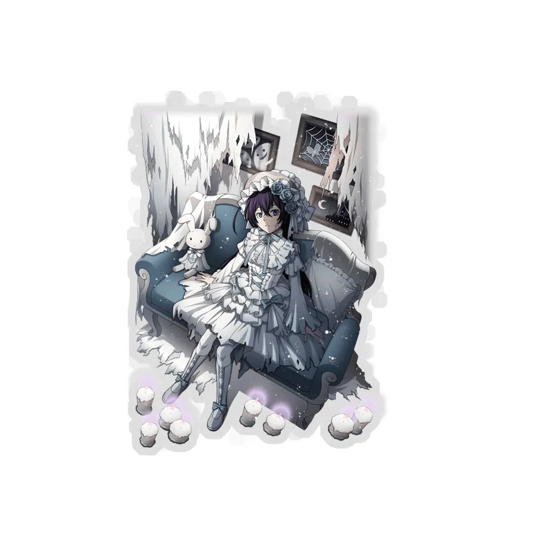 

Периферийные устройства для собак Бунго на Хэллоуин, подставка для Acg Izumi Kyouka, стоячая тарелка, настольные украшения в готическом стиле, игрушки Akiko Yosano для мальчиков