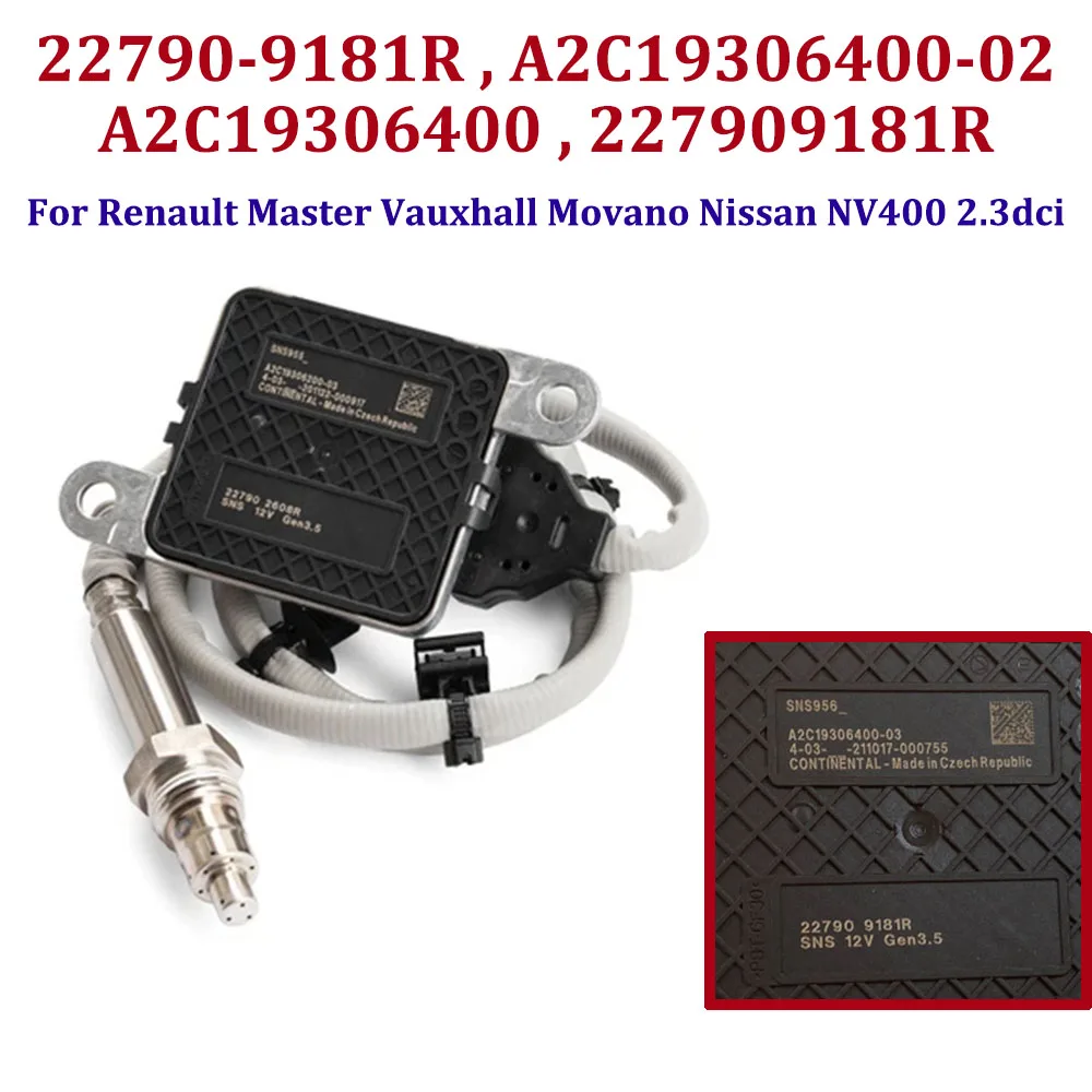 

Высокое качество, новый датчик Nox 22790-9181R 227909181R A2C19306400-02 для Renault Master Vauxhall Movano Nissan NV400 2.3dci