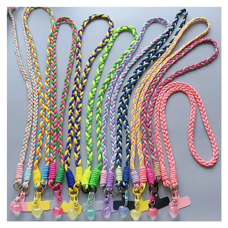 1Pç Cordão Universal Criativo DYM para Celular - Corda Longa Xyun Transversal com Pingente Decorativo de Desenho Animado, Acessório