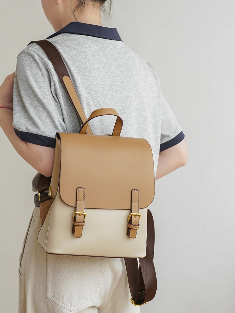 women's-double-shoulder-soft-leather-backpack-large-capacity-commuter-fashionable-korean-style-high-end-sensation-school-bag