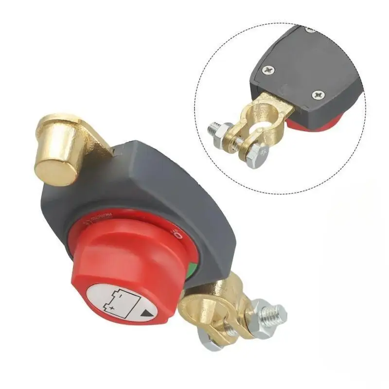 مفتاح فصل البطارية 12-48 فولت، تشغيل/إيقاف عازل البطارية قطع الطاقة أجزاء قطاع دارة المعزل الرئيسي للسيارة/Rv/قارب