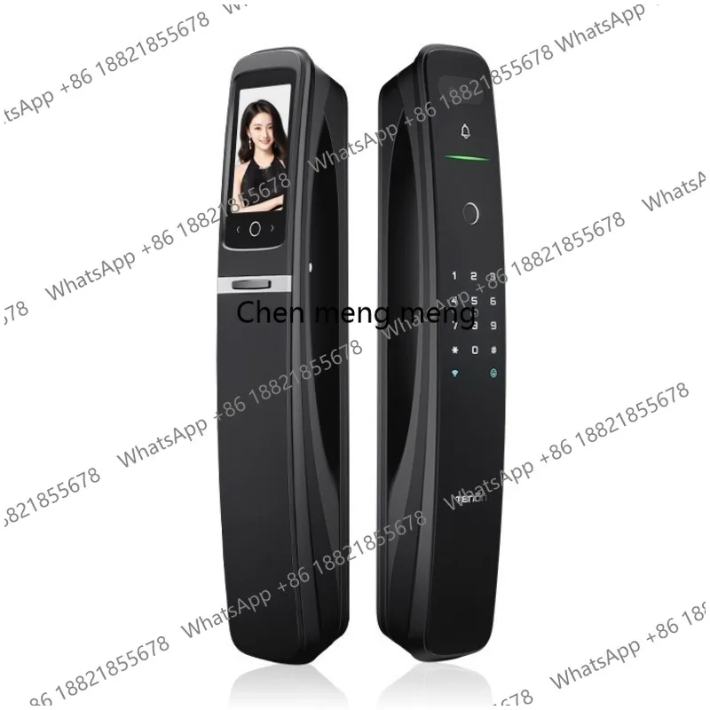 Palm vein recognition smart lock Visual intercom monitoring Fingerprint password lock