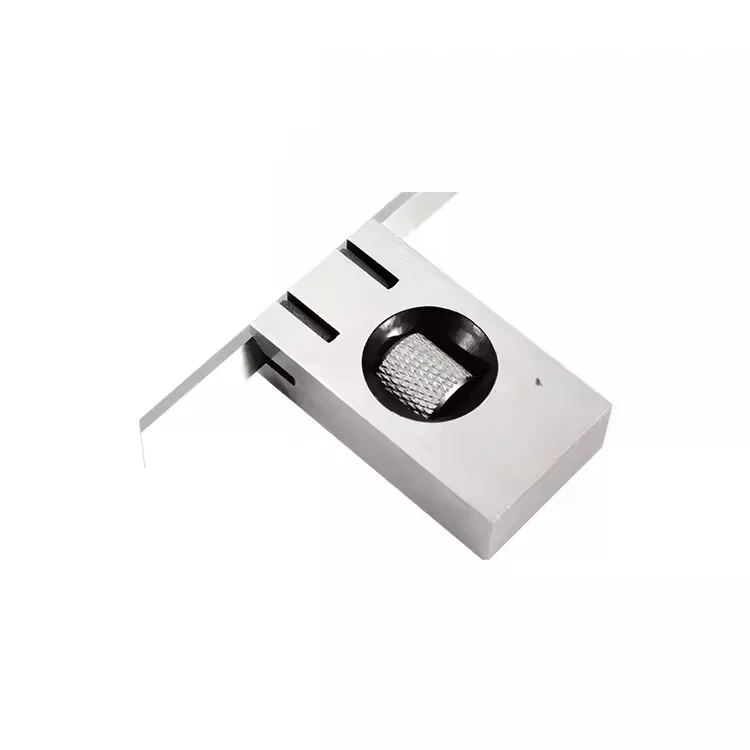 Precision Adjustable Hair Square Beveled Angle Measure Tools with Light Gap Method