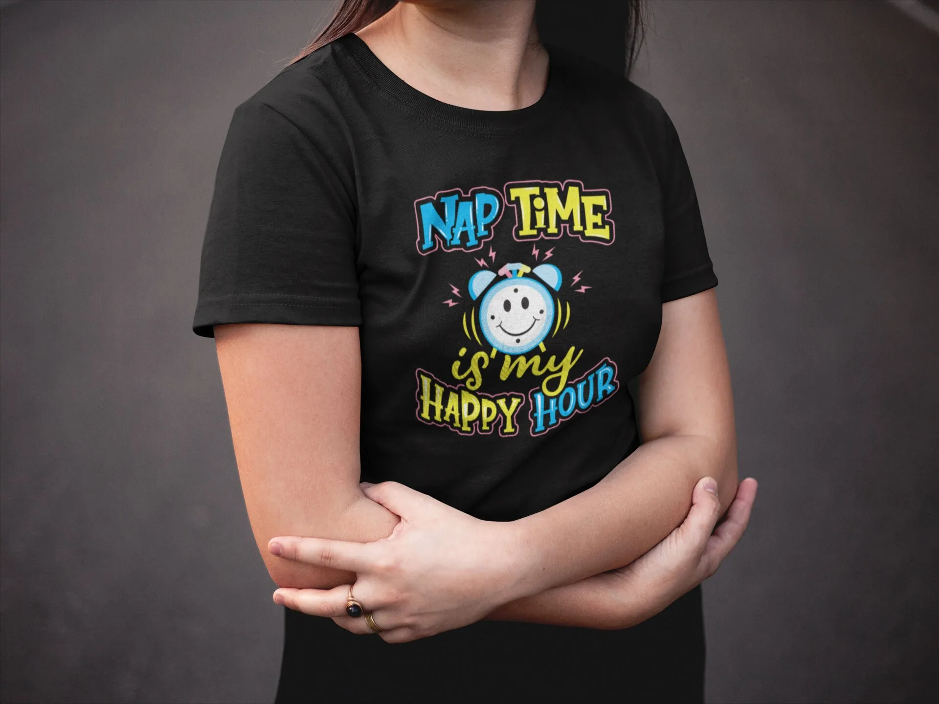 Nap Time is Happy Hour T Shirt Funny Mom New s for Mother s Day Life TH743