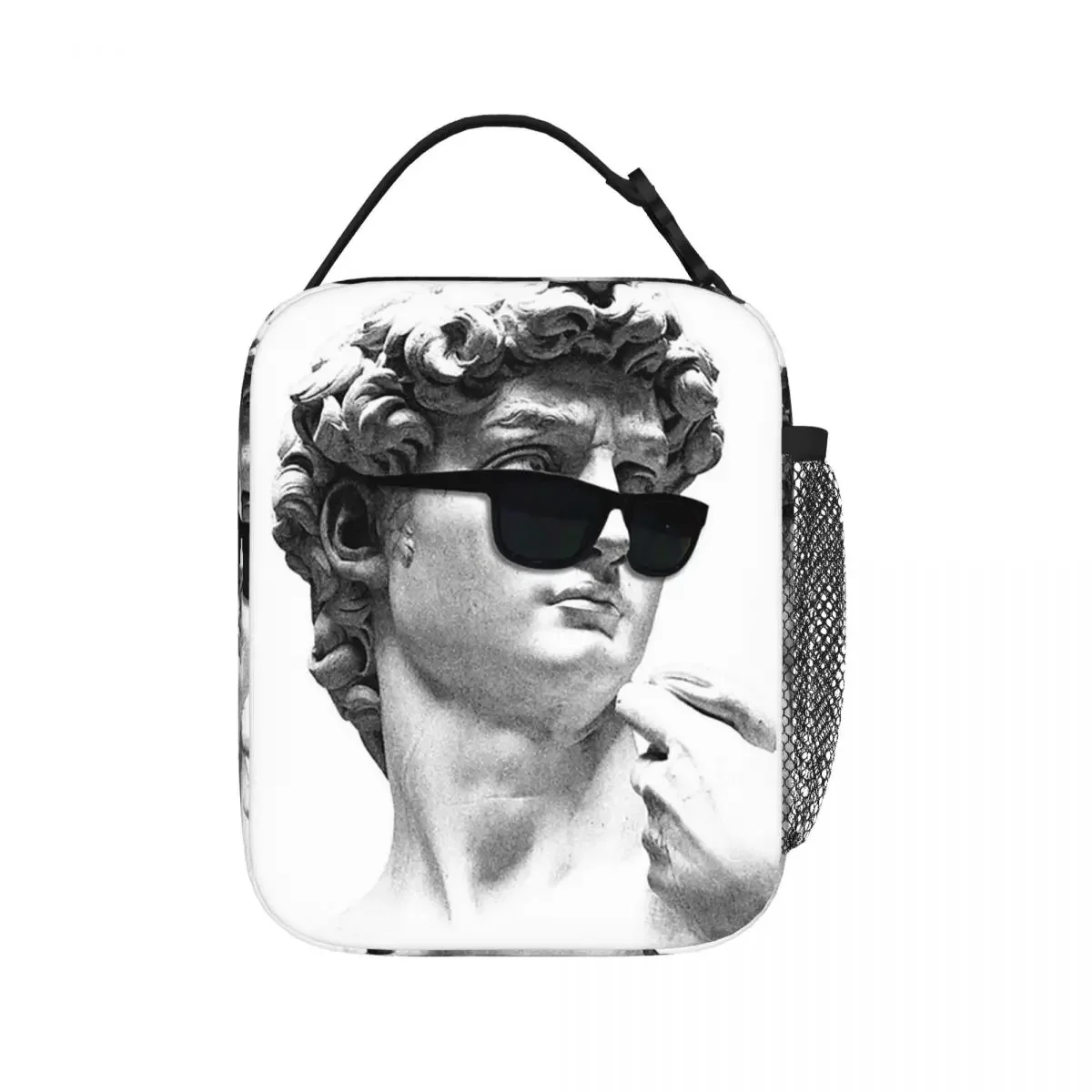 David Michelangelo Sculpture Lunch Bag Insulated Lunch Tote Portable Thermal Bag Resuable Picnic Bags for Woman Work Kids School