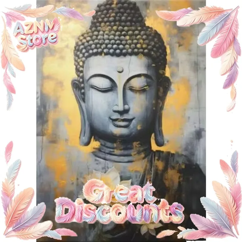 Buddha Fine Art Buddha Canvas Painting Zen Wall Art Figurative Wall Art Extra Large Abstract Painting Printing Poster Decor 2026
