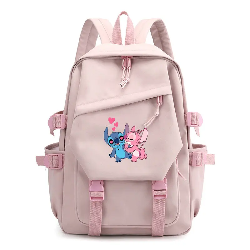 

Cute Stitch Backpack for Boy Girl School Student Teenager Book Bags Women Rucksack Kawaii Travel Backpack Mochila Escolar