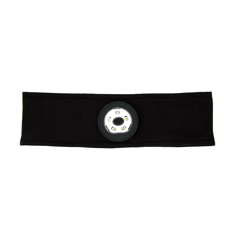 Running Fitness Led Lighting Sports Headscarf Removable and Washable Elastic Fabric Headband Breathable and Comfortable
