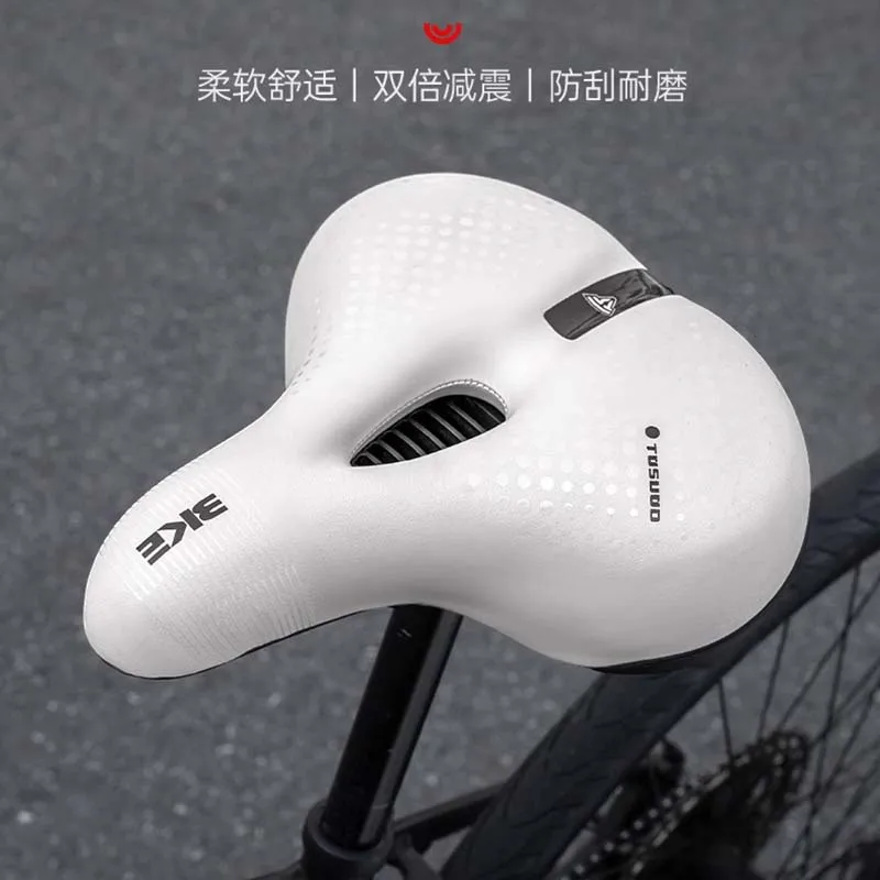 Bicycle Saddle Thickened Soft Comfortable High-Rebound Memory Foam Universal Seat For Mountain Road Bike Bicycle Parts Cycling