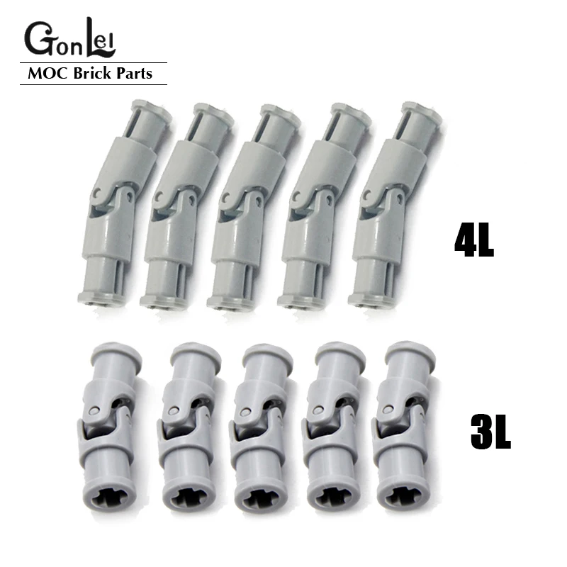 10Pcs/lot High-Tech Universal Joint 3L 61903 4L 9244 [Complete Assembly] 9244194 MOC Building Blocks Bricks Parts DIY Toys