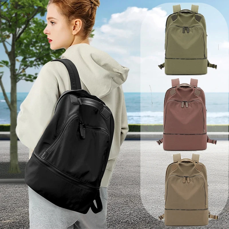 Women's backpack yoga sports backpack outdoor leisure versatile travel waterproof mommy large capacity