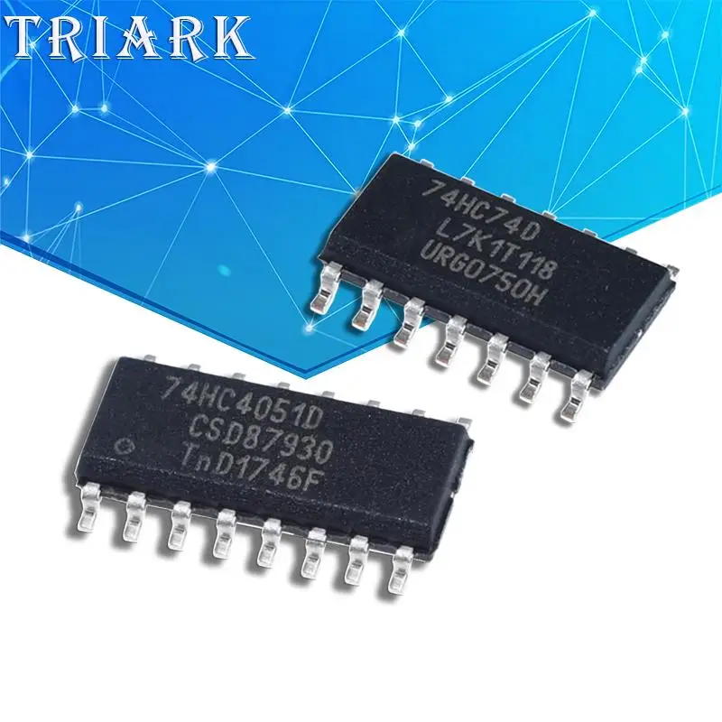 10PCS SN74HC00D 74HC02D 74HC04 74HC08 74HC14 74HC125 74HC86 74HC595 74HC138 74HC139 74HC164 74HC165 74HC4051 74HC4060 New SOP IC image 3