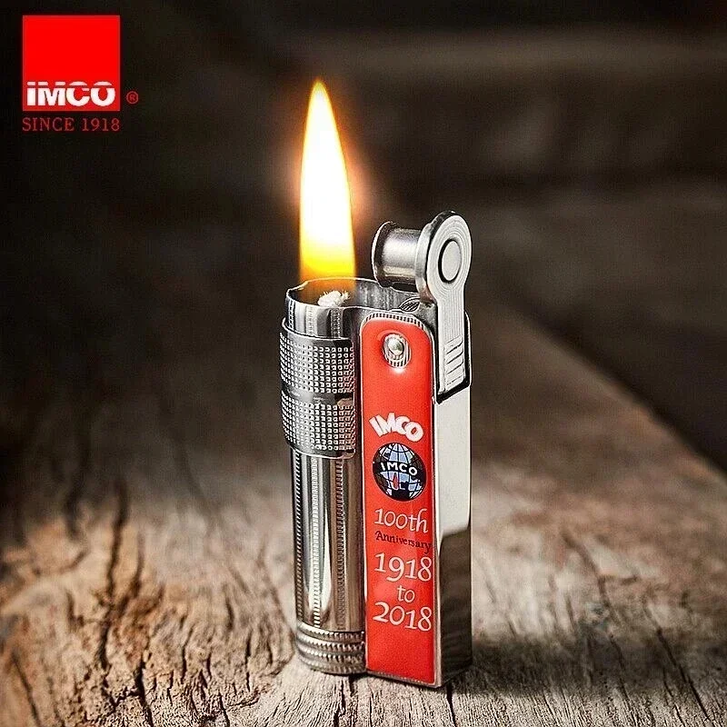 IMCO Original 100th Anniversary Mechanical Kerosene Lighter Flint Wheel Windproof Limited Edition Lighter Cigar Men\'s Igniter