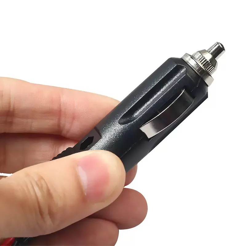 DC 12V 5A Car Cigarette Lighter Charger Cable With Fuse, Universal Power Adapter DC Plug 5.5x2.1mm Compatible with 5.5*2.5mm 1pc