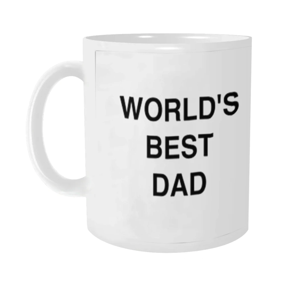 WORLD'S BEST DAD - The Office x Michael Scott Ceramics Coffee Mugs Tea Cup Milk Cups Gifts Drinkware Coffeeware