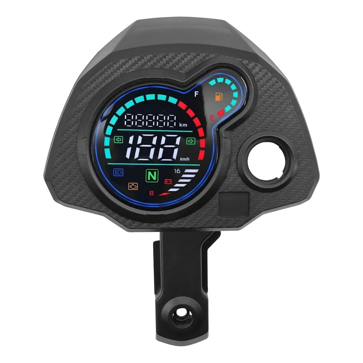 

For Honda Navi 110 Digital Speedometer RPM Tachometer, LCD Instrument Panel with Gear, Voltage & Oil Level Display