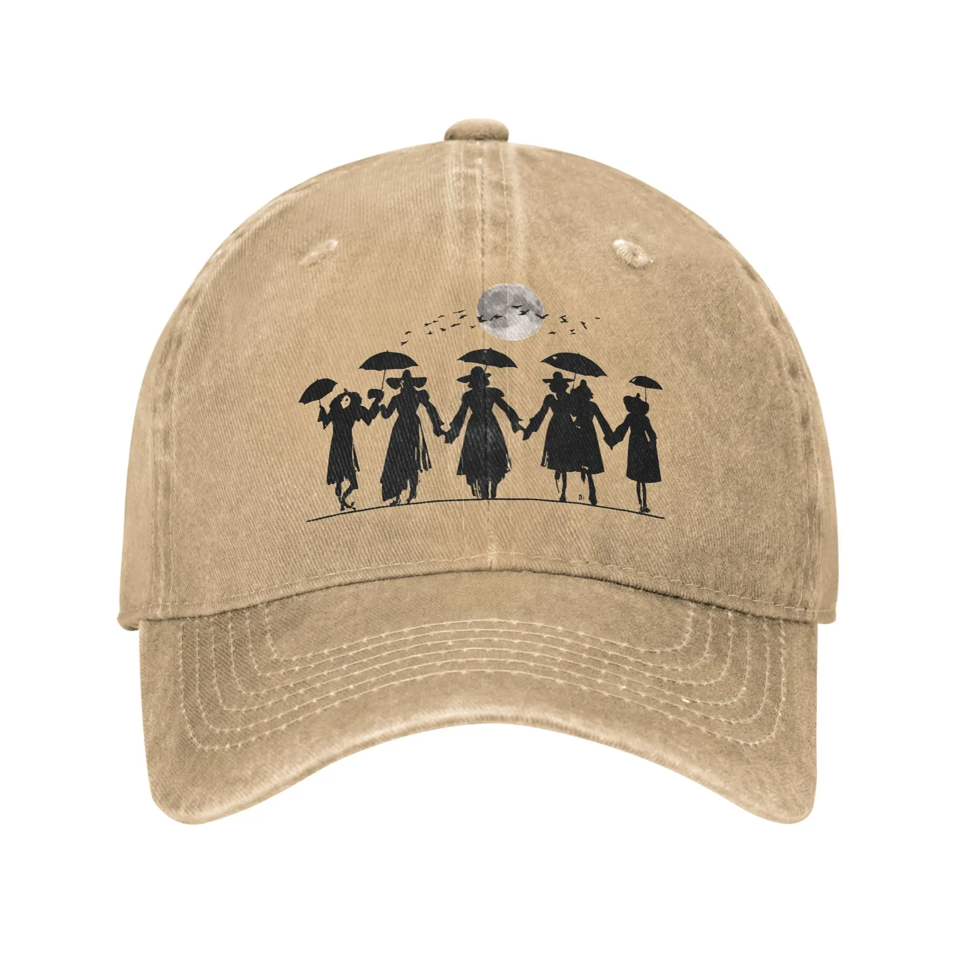 Practical Magic Witch Sisters Silhouette Casual Baseball Cap Summer  Trucker Hat Sun Visor Outdoor Gym Snapback Cap Baseball Cap