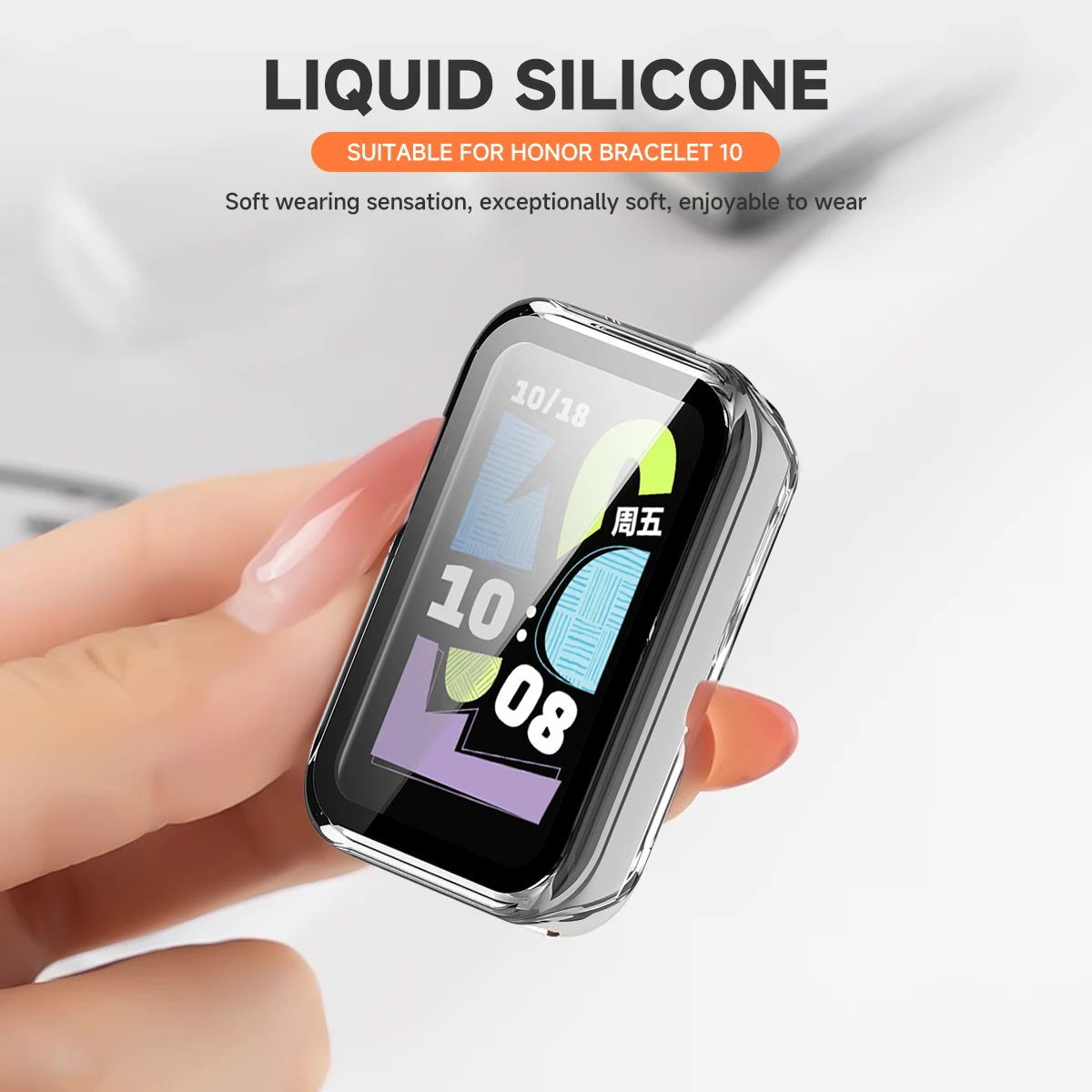 PC Case Glass For Honor Band 10 Smartwatch Screen Protector Frame Bumper for Huawei Honor Band10 Band 10 Protective Cover Shell