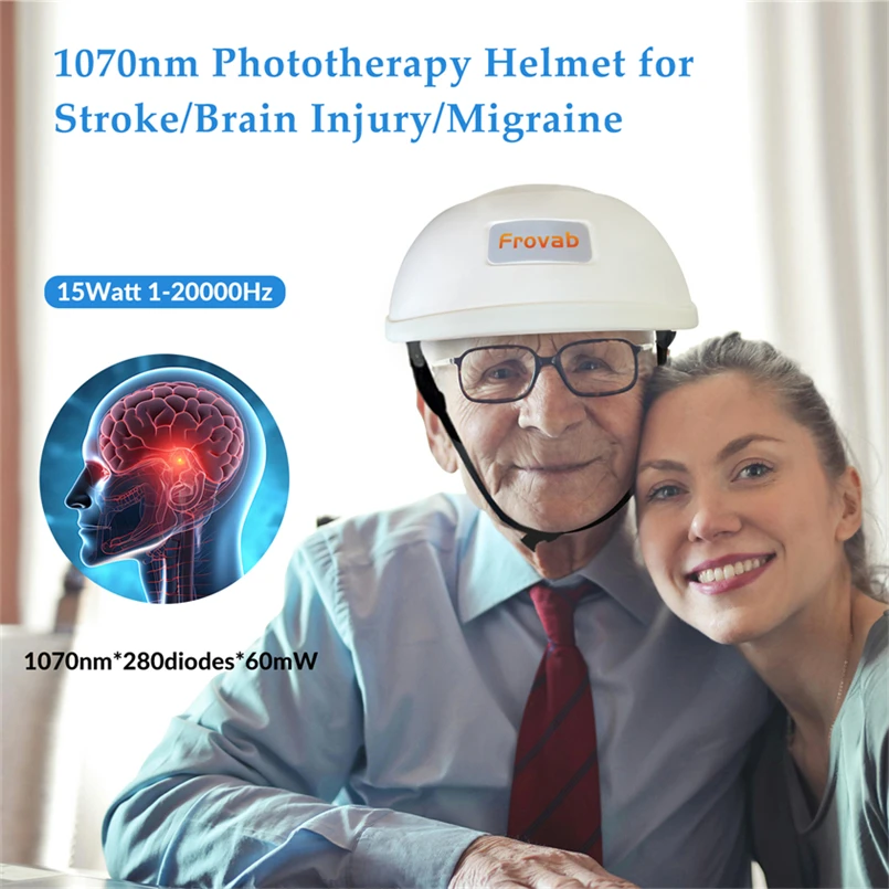 TMS Brain Therapy Device 810nm Light Therapy TDCS Devices for Depression Anxiety Alzheimer Stroke Relief Physiotherapy Helmet