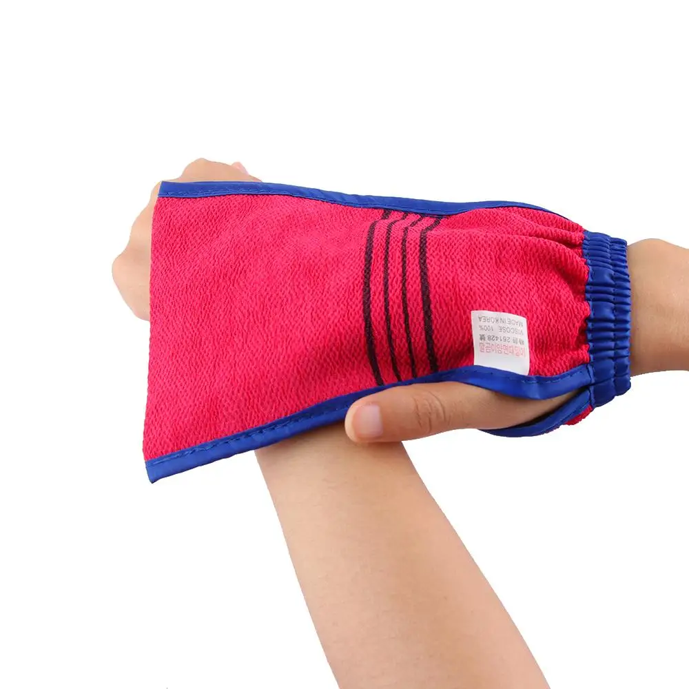 Random Color Rub Face Body Cleaning Dead Skin Removal Shower Spa Exfoliator Bath Glove Scrub Mitt