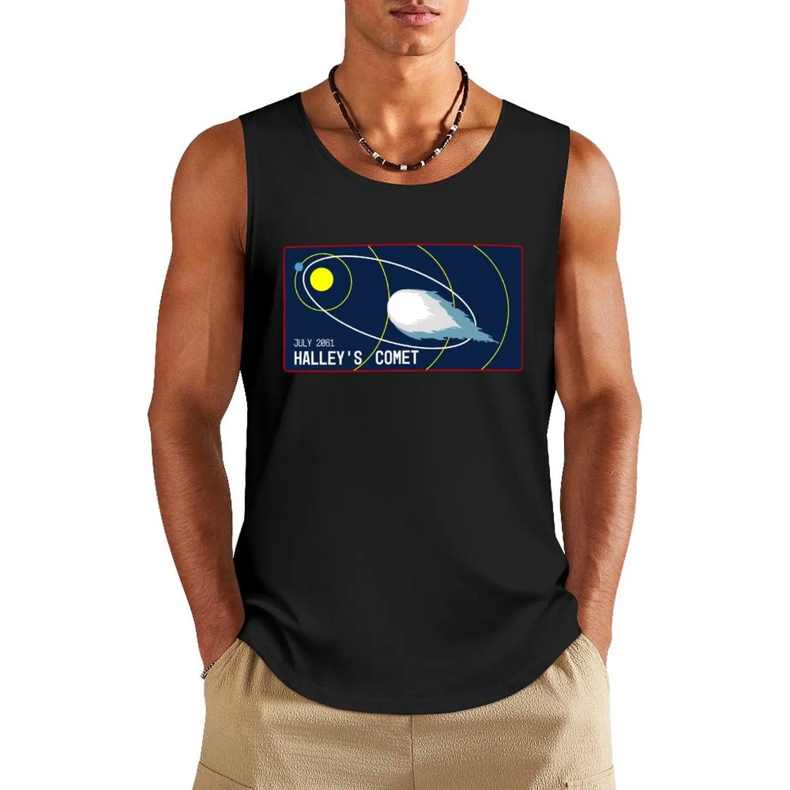 

Halley's Comet Tank Top cute tops plain t-shirt