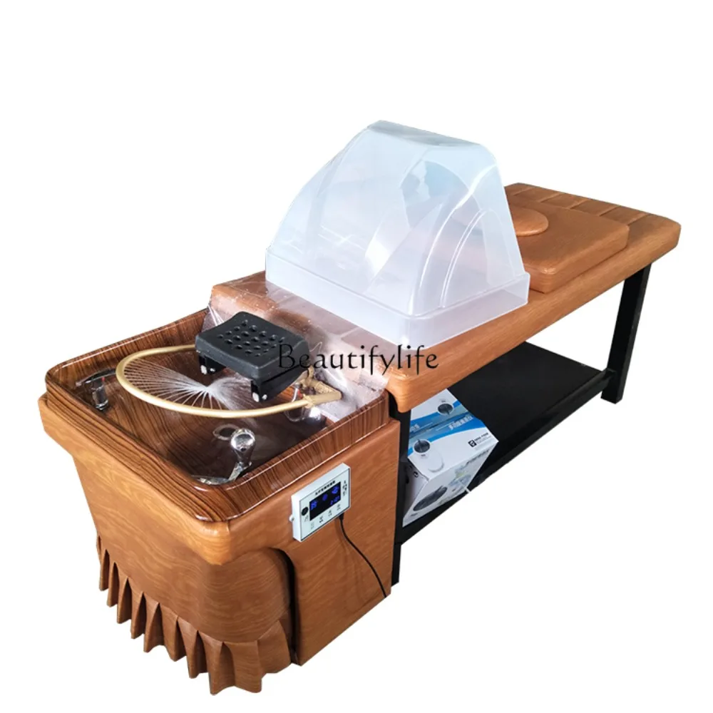 Head Therapy Shampoo Chair Constant Temperature Circulating Bed Fumigation Heating Head Therapy Bed Thai Style