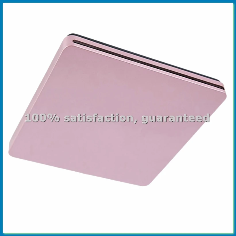 

Внешний DVD-привод USB 2.0 Портативный CD DVD +/-RW-привод DVD-привод для ноутбука Pro Air 7/8/10 Pink-VVNB