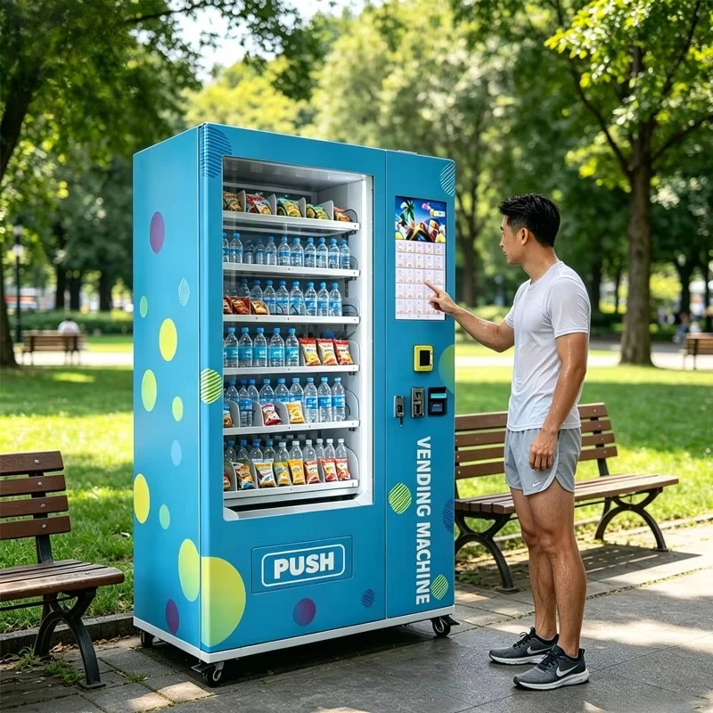 FOODLINE Campus Gym Protein Shake Vendor Dustproof Control Panel 24 Hours Unattended Retail Operation
