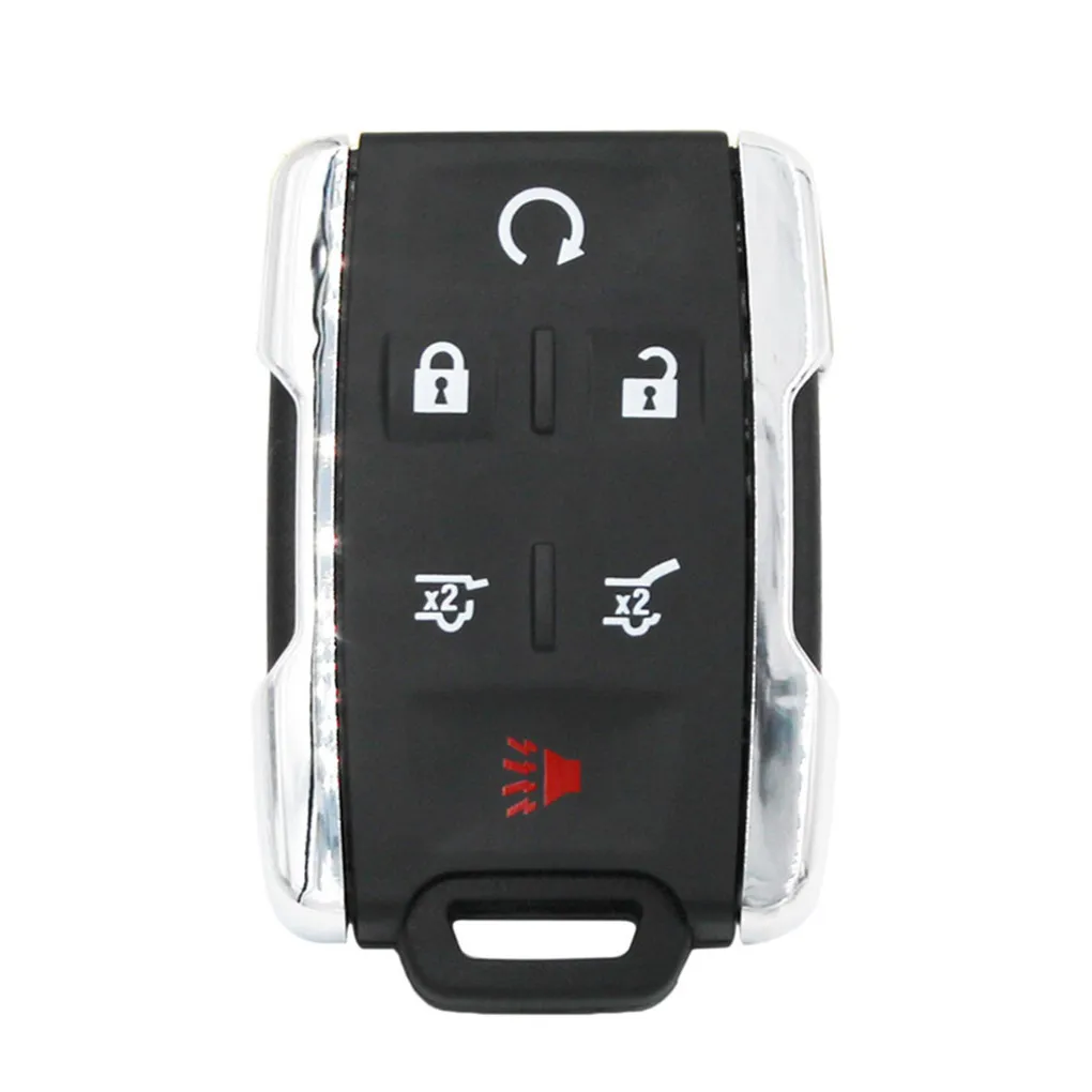 

WFMJ 6 Buttons For Chevrolet Suburban Tahoe GMC Yukon Sierra Smart Key Case Shell Fob
