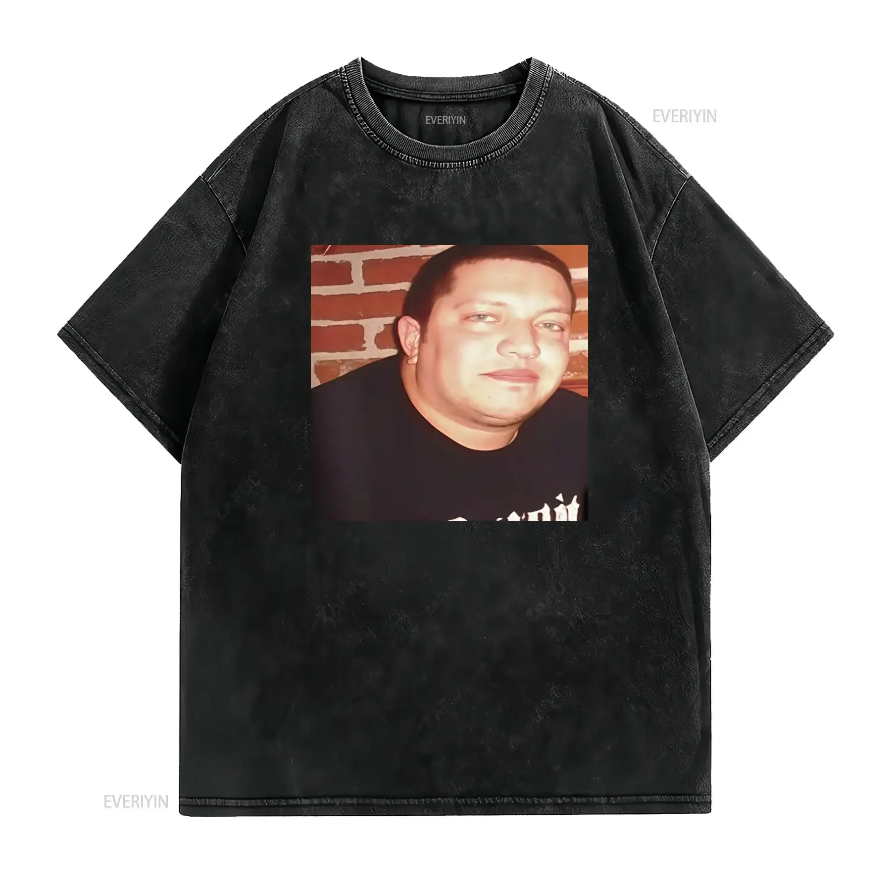 Men's Funny Sal Face Meme T Shirt Viral TV Show Inspired Oddly Specific Joke with Di Francesco Picture Casual Round vintage