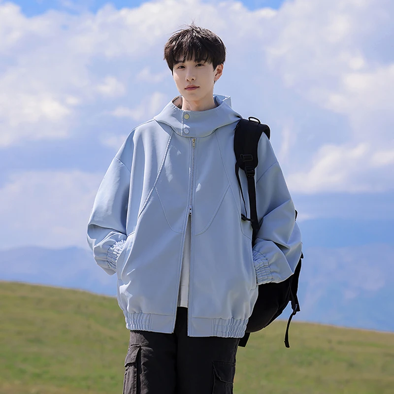 

Мужская ветрозащитная дышащая куртка для активного отдыха и спорта, модная, удобная, универсальная, весенне-осенняя куртка для пар