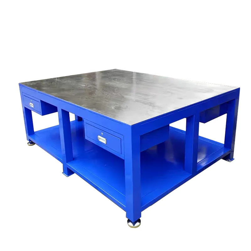 Workshop Heavy Duty Bench Industrial Heavy Steel Plate Welding Work Table