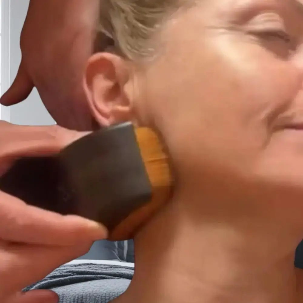 

Portable Lymphatic Contour Face Brush Multi-function Facial Sculpting Tool Lymphatic Drainage Massager for Face