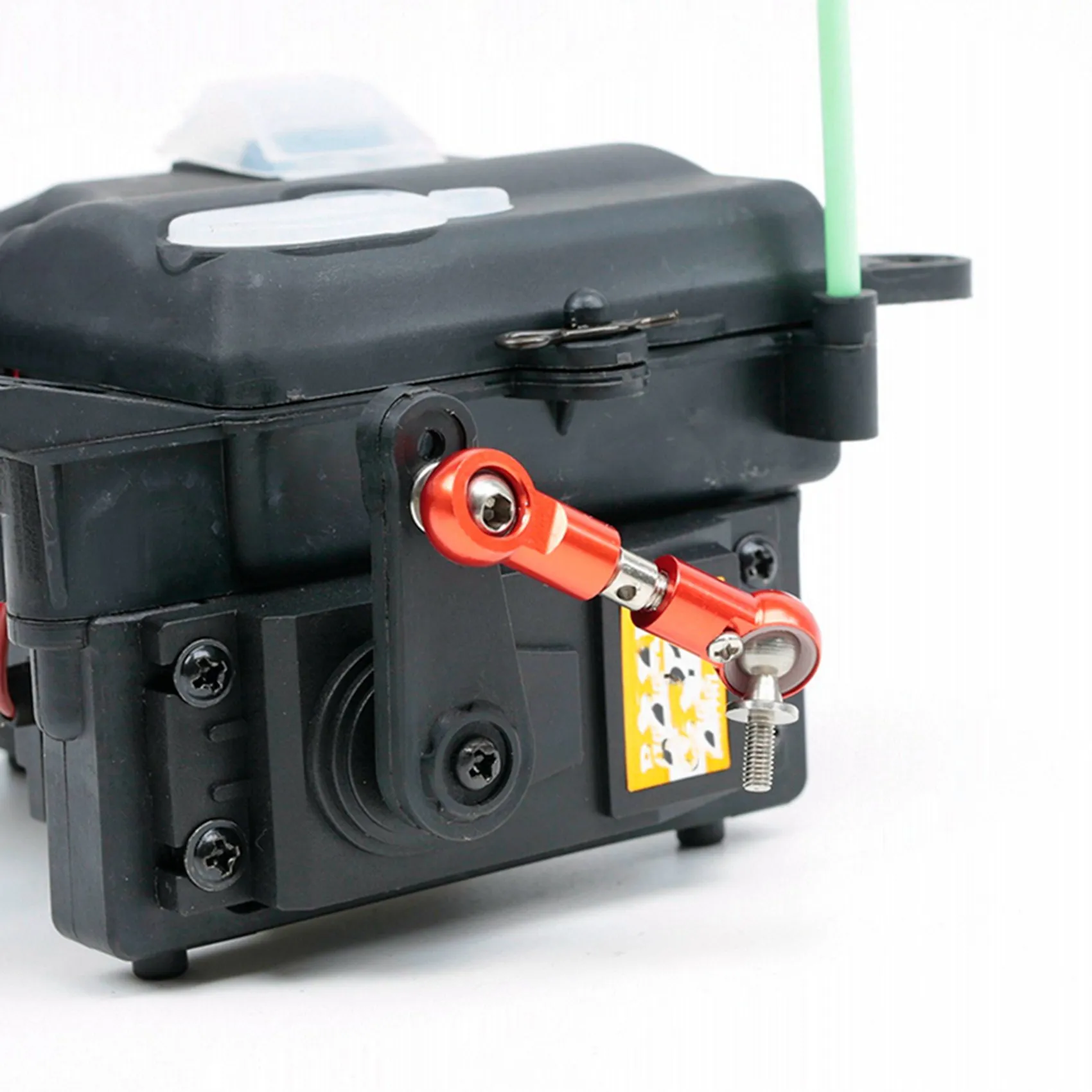 ذراع توجيه مؤازر WOTT-2X CNC مناسب لـ 1/5 HPI ROFUN ROVAN KM BAJA 5B 5T 5SC Losi 5Ive T Rc قطع غيار السيارات - برتقالي أحمر