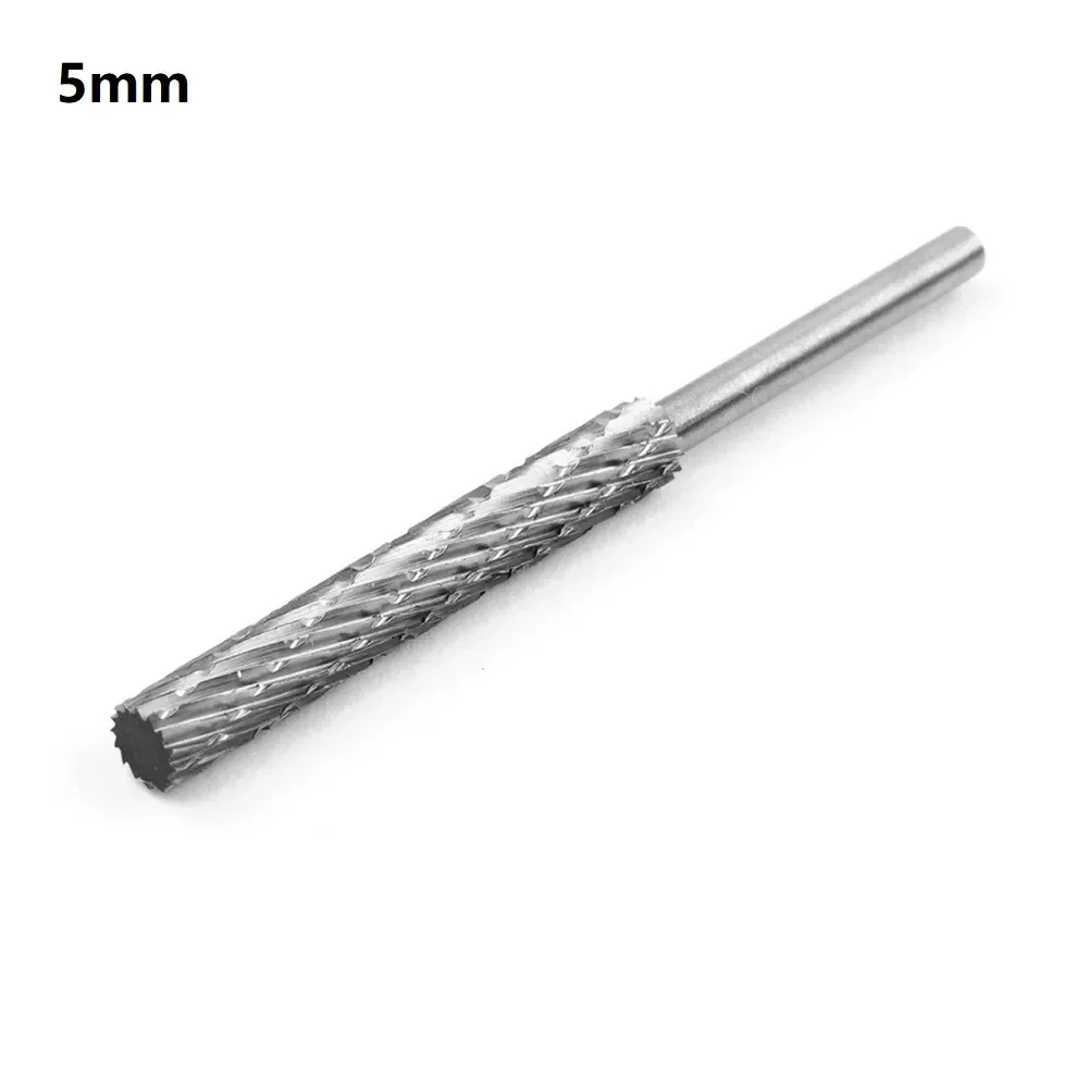 Cortador de rebabas rotativo, Lima rotativa de acero de alta velocidad de 3mm/4mm/5mm/6mm para accesorios, fresa, broca, brocas de grabado