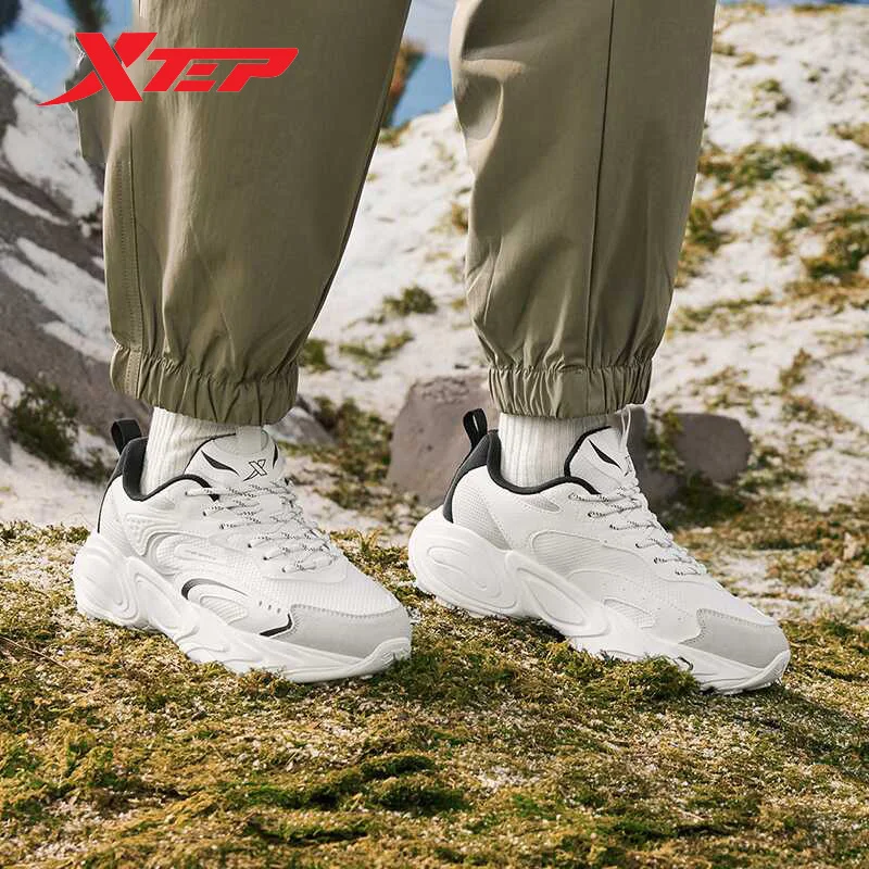 Xtep Huiyou Vintage Casual Shoes For Women Winter Sports Shoes Comfortable Breathable Soft Cushion Sneakers 876418320017