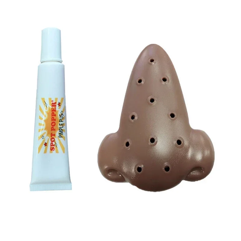 Pimple Toy Nose Toys Squeeze Acne Toys Nose Pimple Popping Stress Relief Novelty Toy Squeeze Acne Toy