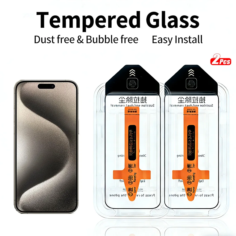 2Pcs Tempered Glass… - image