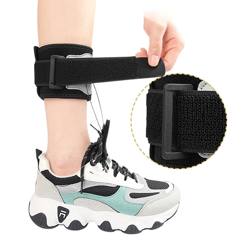 

1Pc Foot Drop Lifting Up Brace Knob Adjustable Left Right Foot Drop Orthosis Brace Support For Walking With Shoes