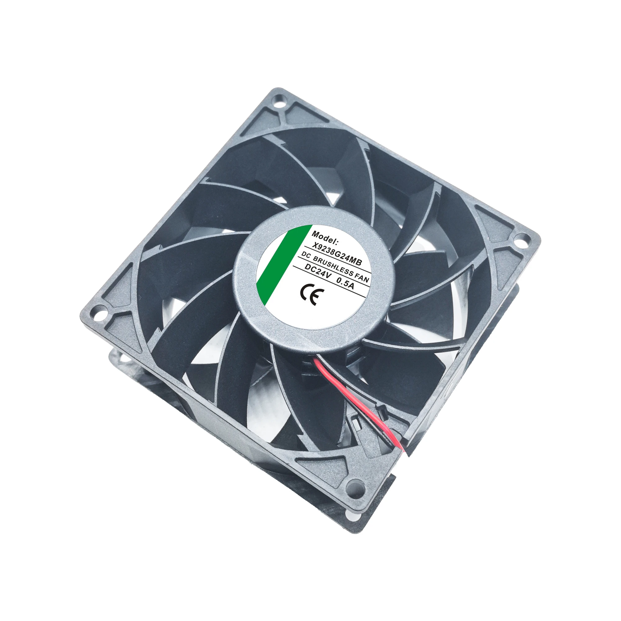 Вентилятор охлаждения X9238G24MB DC 24 В 0,5 А 12 Вт 9 см 9238 92*92*38 мм 2-проводной