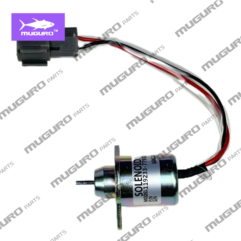 New 12V Fuel Shutoff Solenoid 119233-77932 1503ES-12S5SUC12S M810324 for Engine 3TNV88 3TNE84 4TNE88 4TNE84 High Quality