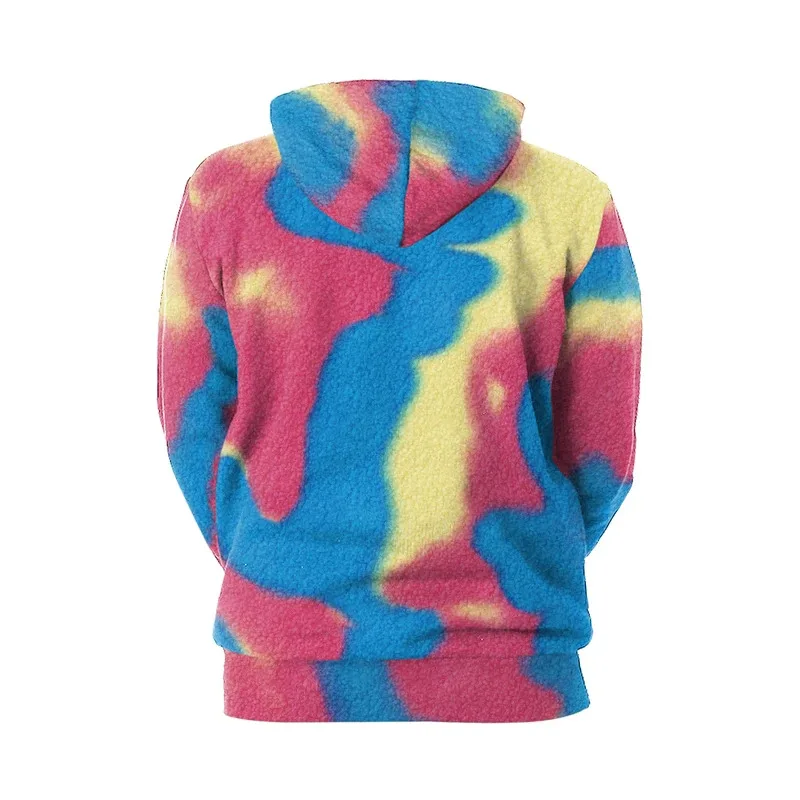 L2025l جديد هوديس للنساء فيلم مارجوت روبي تأثيري حلي القوطية البلوز الوردي مقنعين ثلاثية الأبعاد مطبوعة الدافئة هودي XXL