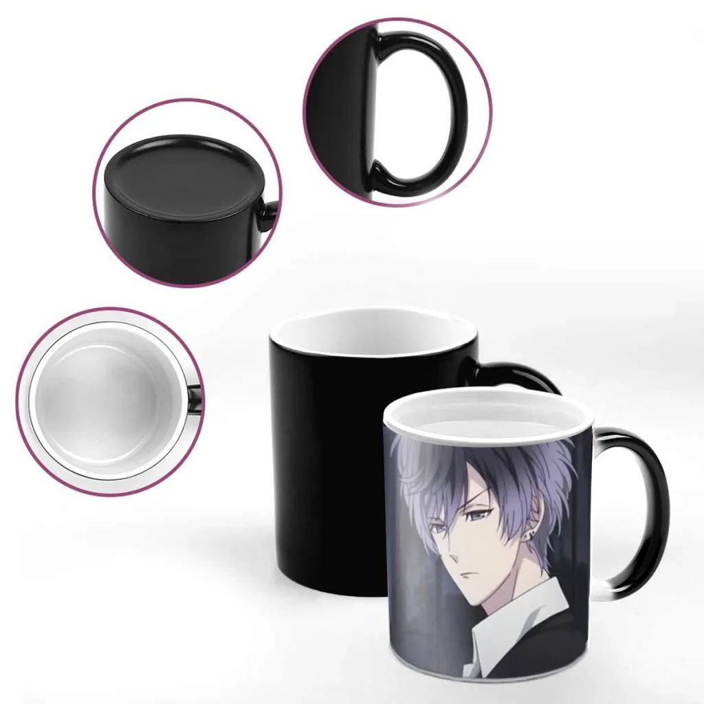 Anime D-Diabolik Lovers Movie Coffee Mugs And Mug Creative Color Change Tea Cup Ceramic Milk Cups Novelty Interesting Gifts