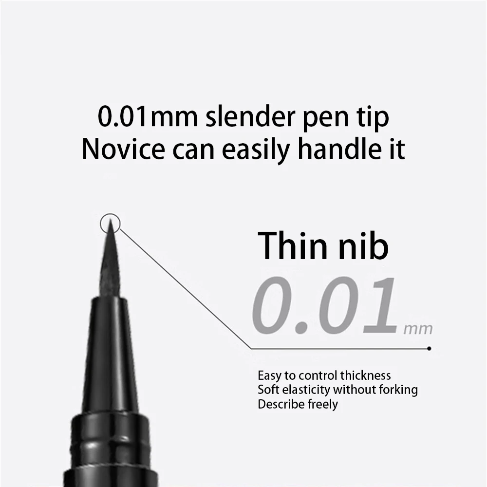 Quick-drying Fast-drying Formula Easy-to-apply Quick-drying Liquid Eyeliner Eyeliner Pen Makeup Trends Top-rated Svmy Waterproof