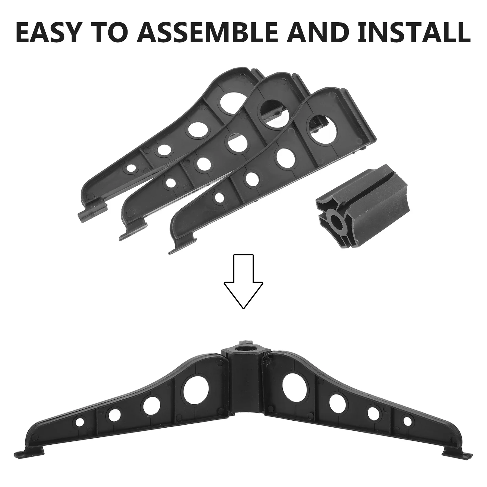 

1pc Christmas Base Holder Plastic Xmas Tree Stand Compact Design For Artificial Tree Support Bracket Festive Home Decor