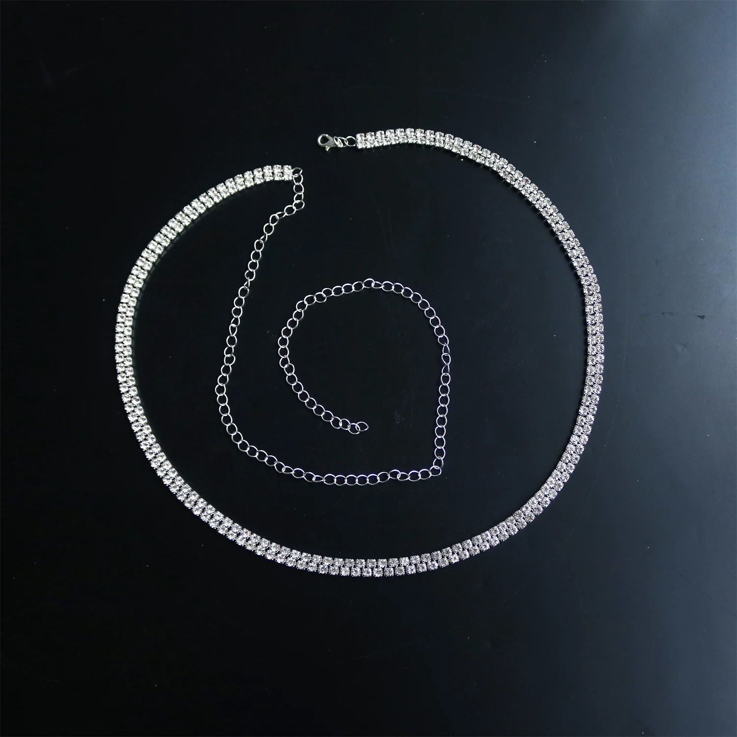 1ps Simple Shiny Body Chain Waist Chain Jewelry Women's Nightclub Party Sexy Dance Skirt Wear Matching Accessories view 6