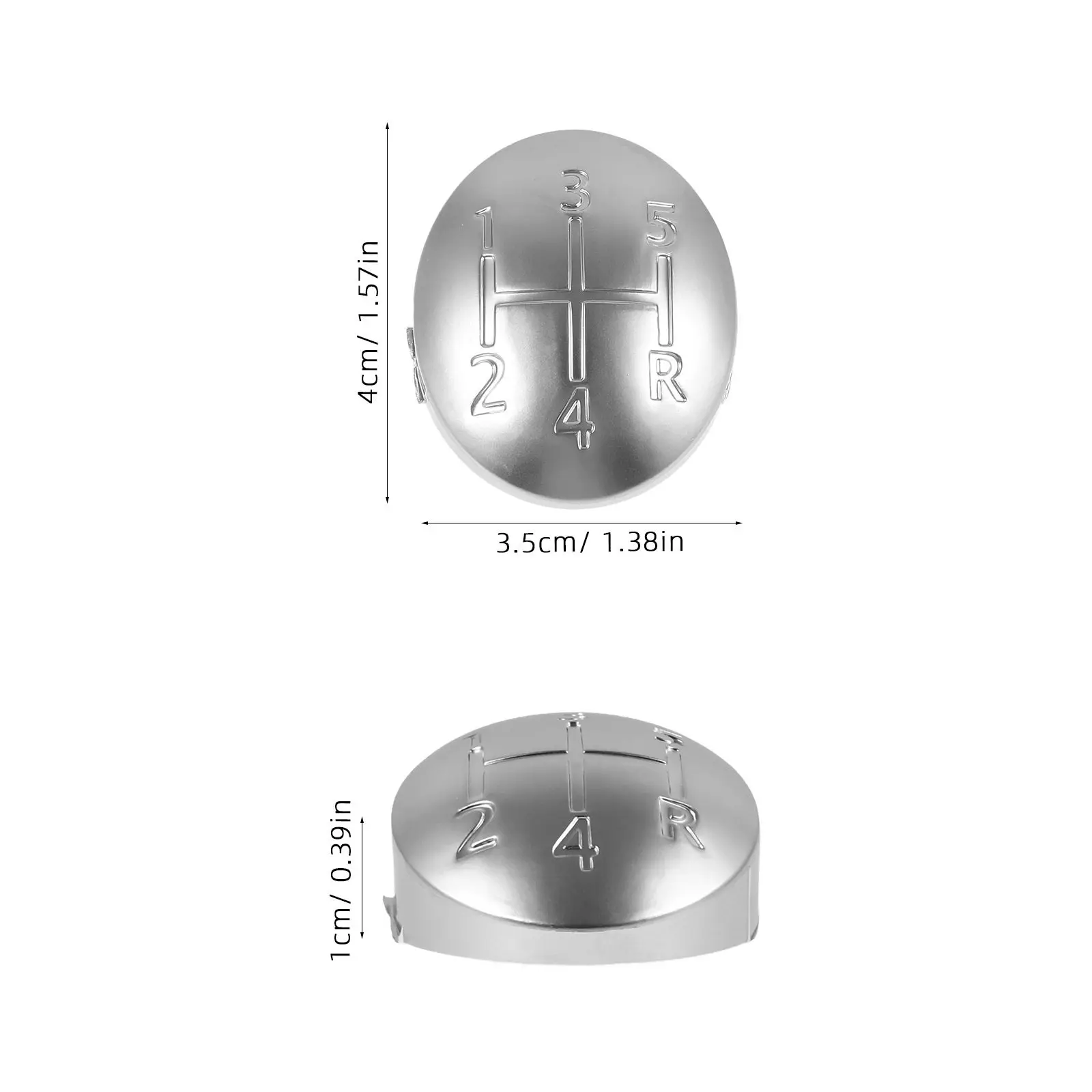 Car Gear Shift Knob Cap Manual Stick Knob Cap Stylish Design Comfortable Feel Longevity Vehicle Accessory Car Accessories