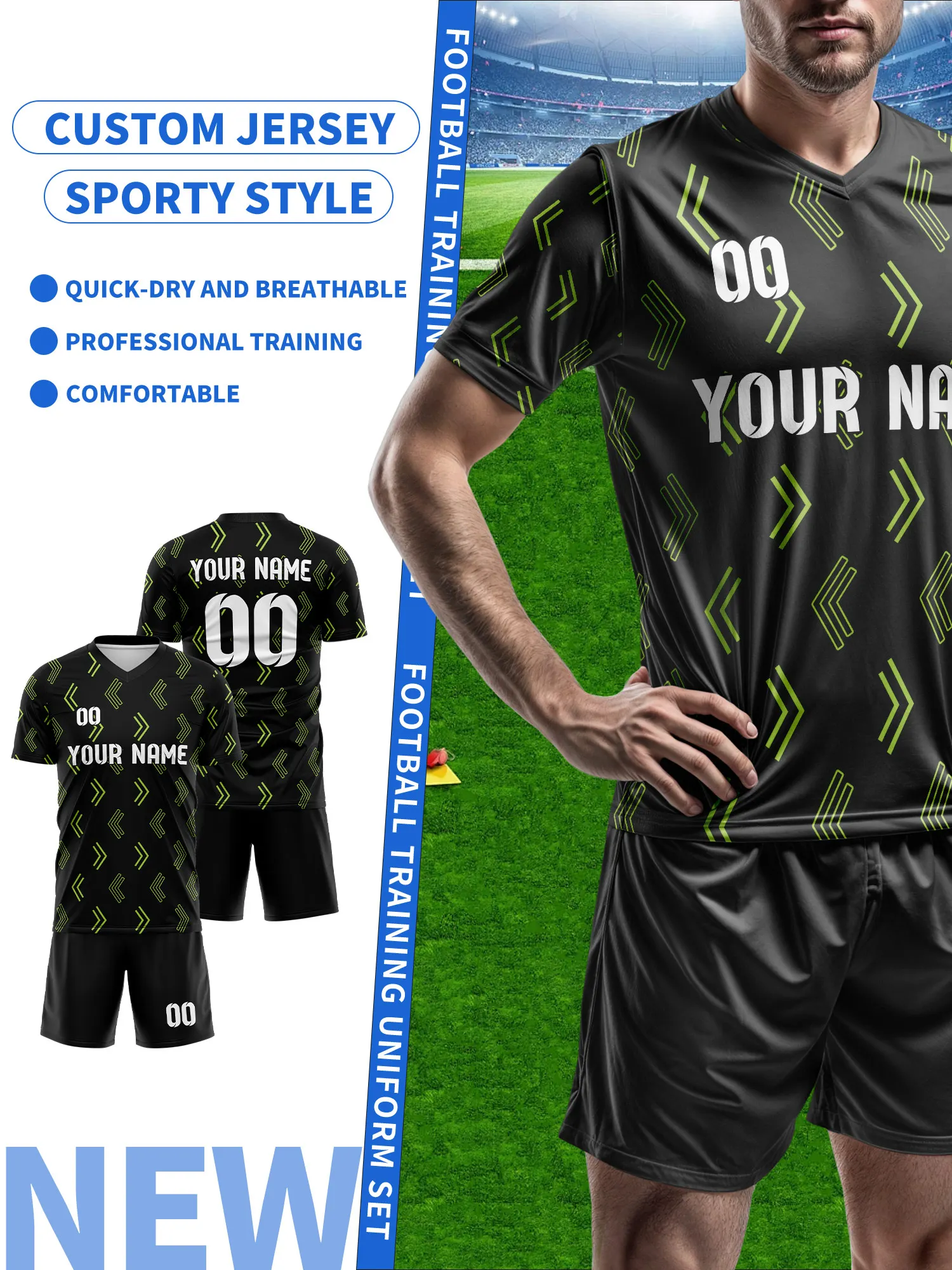 

Спортивные футболки с V-образным вырезом для мужчин и женщин 2026 года с индивидуальным именем и номером, быстросохнущие, модные, с технологией сублимации