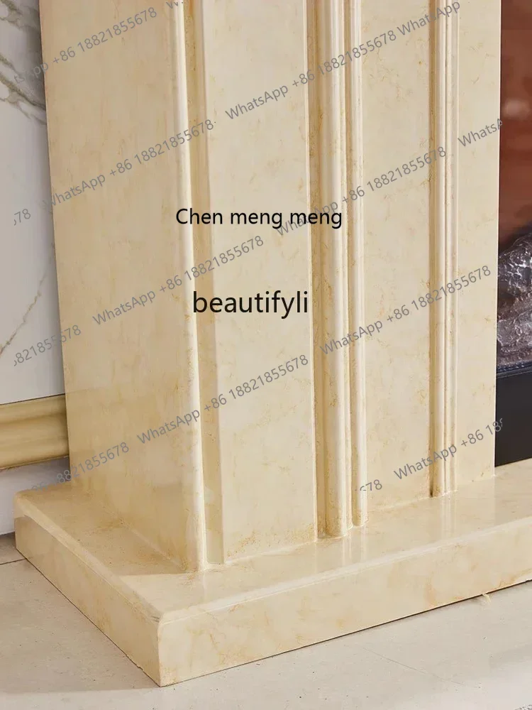 D178 Yy  1.5 meters American fireplace decorative cabinet imitation marble simple European fireplace rack electric fireplace cor
