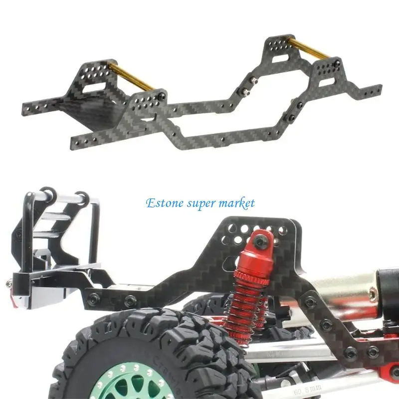 

090B Model Car Model Frame Girder Chassis Replacement for 1/18 TRX4M Upgrades